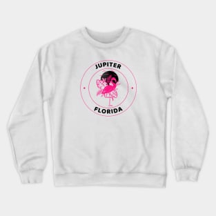 Jupiter, Florida Flamingo T-shirt Crewneck Sweatshirt